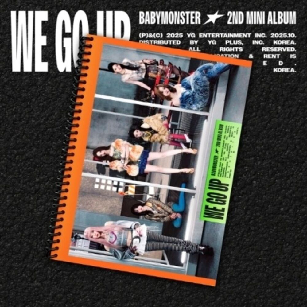 BABYMONSTER - We Go Up - Go Version - incl. 72pg Photobook, Folded Poster, 6